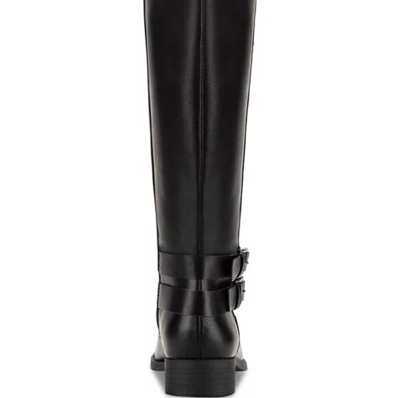 Women's Maliaa Buckled Riding Boots Size 5.5M, Black NEW - Picture 3 of 5